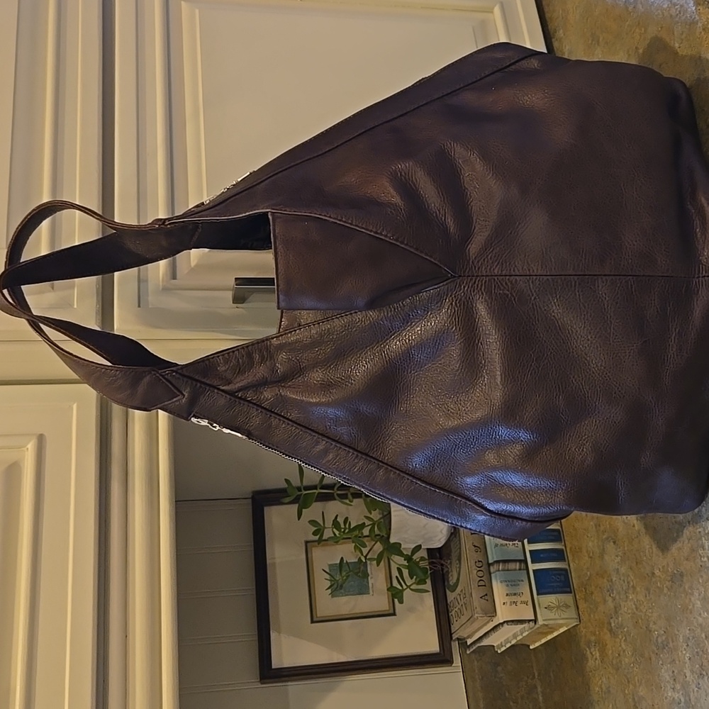 NWT JJ Winters Brown Leather Purse